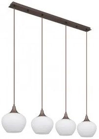 Suspensie moderna 4 becuri E27 Maxy 15548-4HC Globo