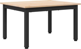 vidaXL Masă de cafea natural 60 x 50 x 36 cm Lemn de pin masiv