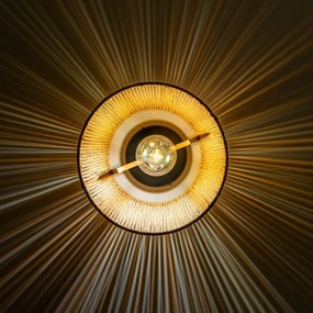 Brilagi - Plafonieră LED CERIA BOHO 1x E27/40W/230V Ø 28 cm maro