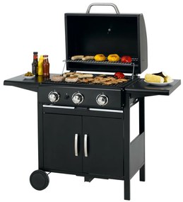 Tepro 3152 Grătar cu gaz Mayfield 3, 3 arzătoare,127 x 58 x 103 cm