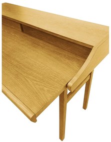 Birou de tip secretaire cu aspect de lemn de stejar 44x115 cm Carteret – Woodman