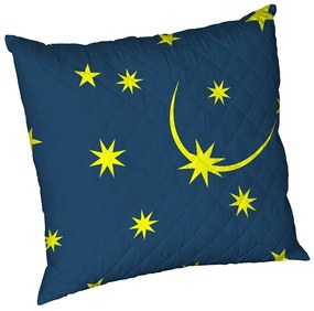 Perna Moon Night, microfibra matlasata Alcam, 70X70 cm