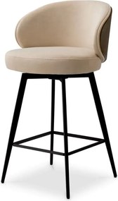 Scaun de bar design elegant LUX Camerota, Sabino beige