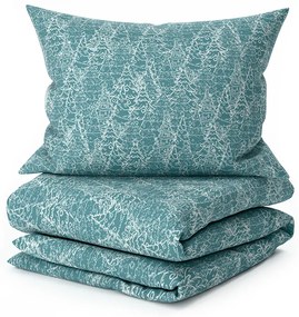 Lenjerie de pat din bumbac FROSTLINE modrozelene Dimensiune lenjerie de pat: 70 x 90 cm | 140 x 200 cm