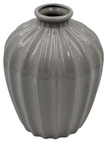 Vază decorativă din porțelan gri 20x14cm