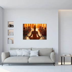 Tablou - Lecții de yoga (90x60 cm)