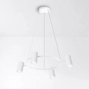 Brilagi - Lustră suspendată pe cablu SELE 4xGU10/30W/230V albă