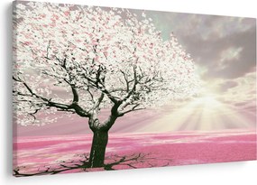 Tabloul copacului roz (90x60 cm)