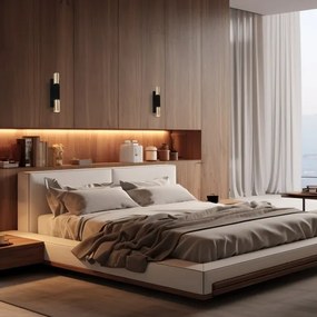 Spot de perete GENESIS 2xGU10/8W/230V negru