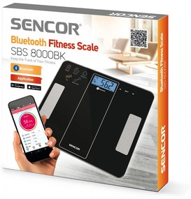 Sencor SBS 8000BK cântar personal fitness albastru