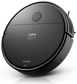 Niceboy ION Charles i6 - Aspirator robot 2în1, 2600 mAh, Wi-Fi, negru