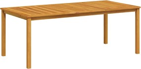 vidaXL Masă de grădină, 200x100x74 cm, lemn masiv de acacia