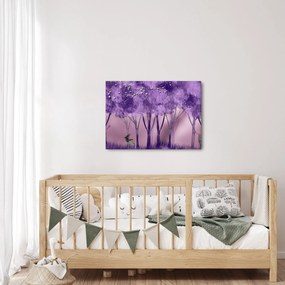 Tablou - Cerbi în pădurea magică (70x50 cm)