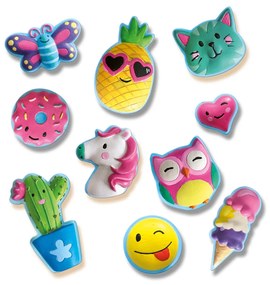 Set pentru copii de mulaj si pictura cu figurine colorate