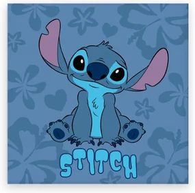 Disney Lilo și Stitch Blue Hibiscus prosop de mână, prosop de față, prosop 30x30cm