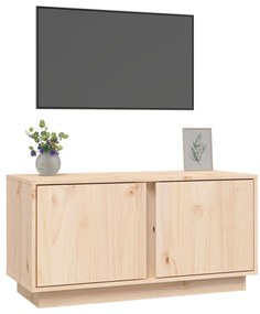Comoda TV, 80x35x40,5 cm, lemn masiv de pin