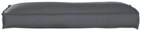 vidaXL Pernă pentru spătar antracit, 120x40x12 cm, din textil Oxford