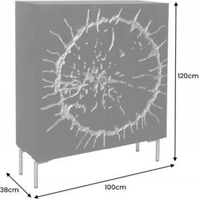 Comoda design unicat Circle 120cm Mango