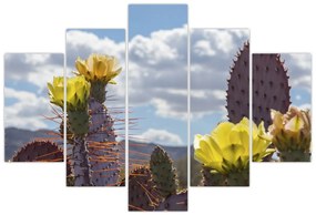 Tablou cu floarea de cactus Opunție (150x105 cm)