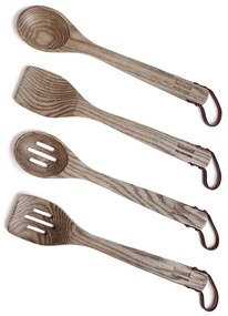 Set de ustensile de bucătărie din lemn 4 buc - Bonami Selection