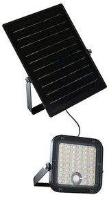 Proiector solar LED reglabil 10W 3,7V 4000/6000K IP65 cu senzor + DO