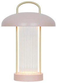 Nordlux - Lampă de birou tactilă LED reîncărcabilă MIRANO, dimabilă, 3W/3,7V, roz