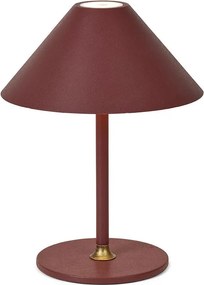 Halo Design 800834 – Lampă de masă HYGGE LED, dimabilă și reîncărcabilă, 3W, baterie 4000 mAh, IP54, vișinie