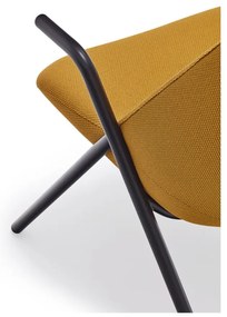 Fotoliu Teulat Dins, înălțime 114 cm, galben