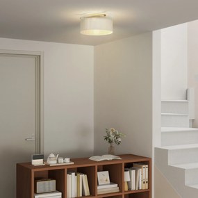 HOMCOM Plafonier LED 40W cu bază E27 modern pentru sufragerie, hol, sufragerie, bucătărie, transparent | Aosom Romania