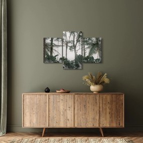 Tablou - Jungla în ceața dimineții (90x60 cm)