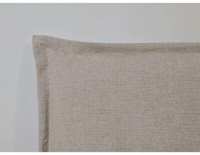 Pat matrimonial gri deschis/natural cu somieră 160x200 cm Charlie – Bobochic Paris