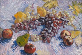 Tablou - Vincent van Gogh, Grapes, Lemons, Pears, and Apples, reproducere (90x60 cm)