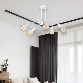Lustră aplicată MATYLDA 5xE27/60W/230V alb
