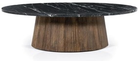 Masa ovala Maxim 120x70cm neagra