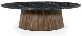 Masa ovala Maxim 120x70cm neagra