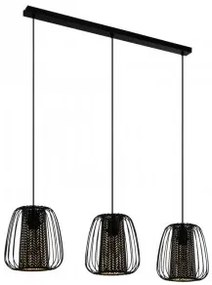 Lustra vintage 3 becuri E27 Curasao 99662 Eglo