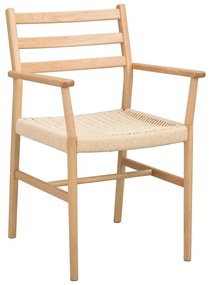 Scaun de dining natural Harlan – Rowico