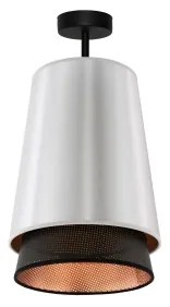 Lustră aplicată BELL Duolla SHINY 1xE27/15W/230V d. 25 cm argintiu/negru