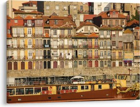 Tablou - Cartierul Waterfront, Portugalia (70x50 cm)