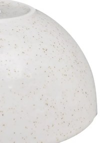 Bol Mineral Ceramica Premium Termorezistent Alb+Picatele (18cm, 1000ml)
