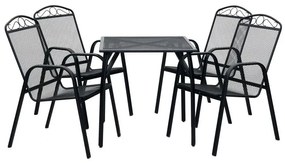 Masă de grădină metalică ZWMT-70R - 72 x 70 x 70 cm