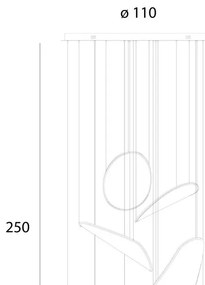 Lustra casa scarii lumina decorativa LED Empire 121W crom