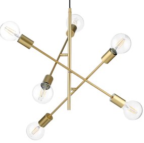 Lustră pe cablu ONLI CROSS 6xE27/22W/230V