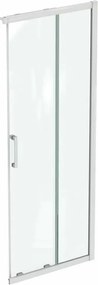 Cabina de dus patrata cu usi glisante Ideal Standard Connect 2 80x80 profil alb