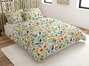 Lenjerie de pat din bumbac FLOVINA POLY colorata Dimensiune lenjerie de pat: 70 x 90 cm | 140 x 200 cm