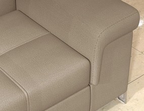 Coltar extensibil dreapta 4 locuri ELTAP, ERI-06, Eridano, 275x202x88 cm, lemn/poliester, maro deschis