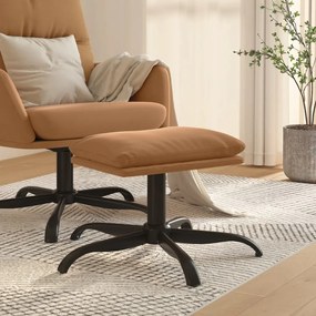 vidaXL Taburet, gri taupe, 60x60x36 cm, microfibră