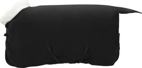 vidaXL Pătură pentru cai Negru 75 cm Fleece polar