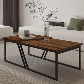 Set măsuțe cafea Veronico (nuc rustic). 1127488
