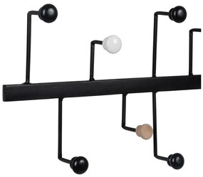 Cuier de perete negru din metal – Ixia